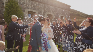 A wedding video in Devon captured by South west wedding videographer