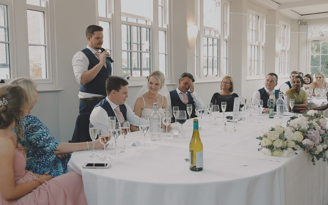 A toast to the Bride and Groom!