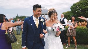 A wedding video in Devon captured by South west wedding videographer