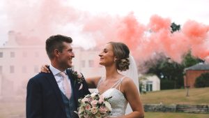 Wedding smoke bombs