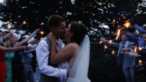 Capture from a cinematic wedding film